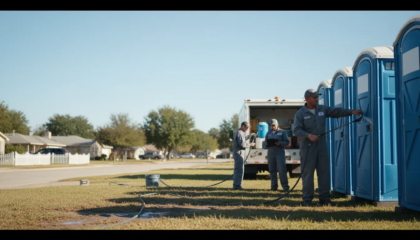 Long-Term Portable Toilet Rental in White Plains, GA near me